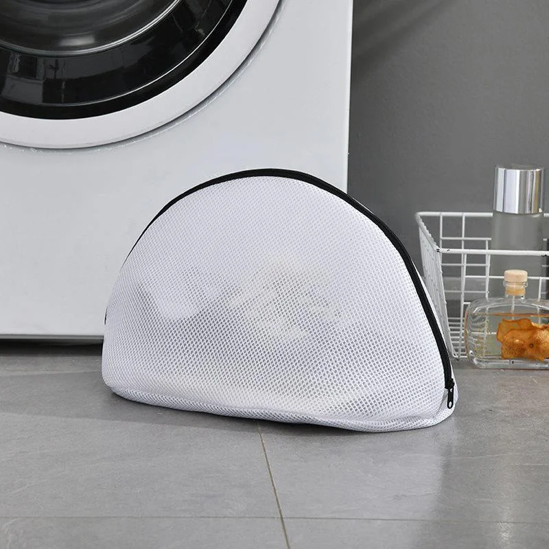 1PC Mesh Laundry Bag with Zipper for Shoe Washing