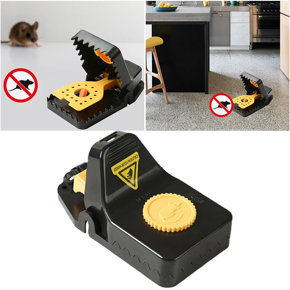 2/4 Pcs Reusable Rat Snap Traps - Safe for Home, Office, Restaurant