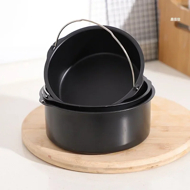 Non-stick Air Fryer Baking Pan 6/7/8 Inch for Pizza and Cake