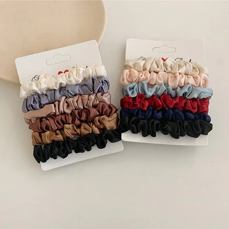 Elegant Silk Hair Wrap Versatile High End Tie for Ponytail