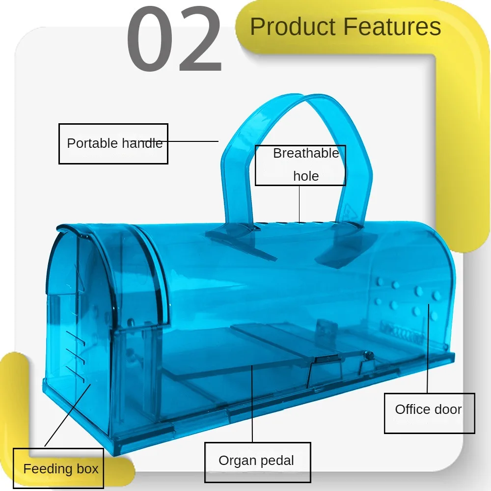 Creative Reusable Mouse Trap - Live Catcher Cage for Small Rodents