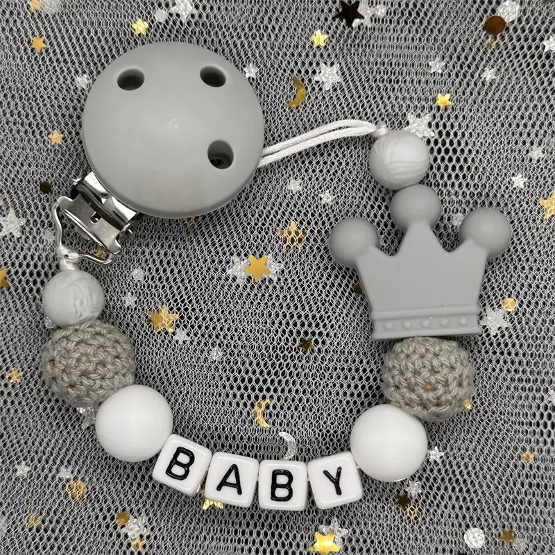 Baby Pacifier Clips with Silicone Beads