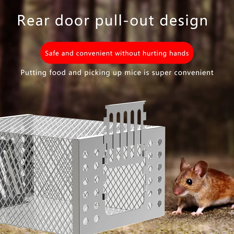 High Efficiency Automatic Mousetrap - Safe & Harmless Rat Catcher