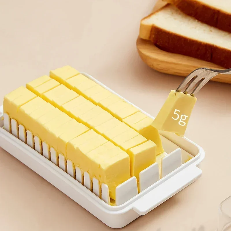 Home Cheese Slicer and Storage Container—Cheese Holder and Butter Dish, Kitchen Accessory Tool