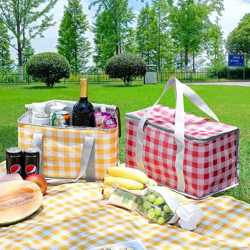 Large Capacity Thermal Insulated Picnic Bag for Outdoor Travel