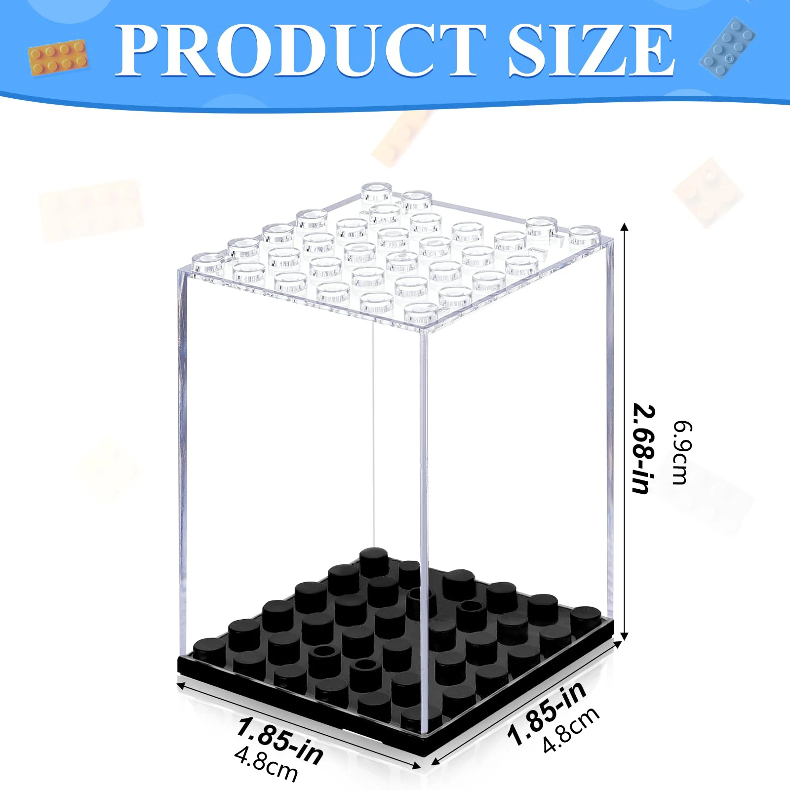 Acrylic LEGO Minifigure Display Case - Action Figure Storage Box