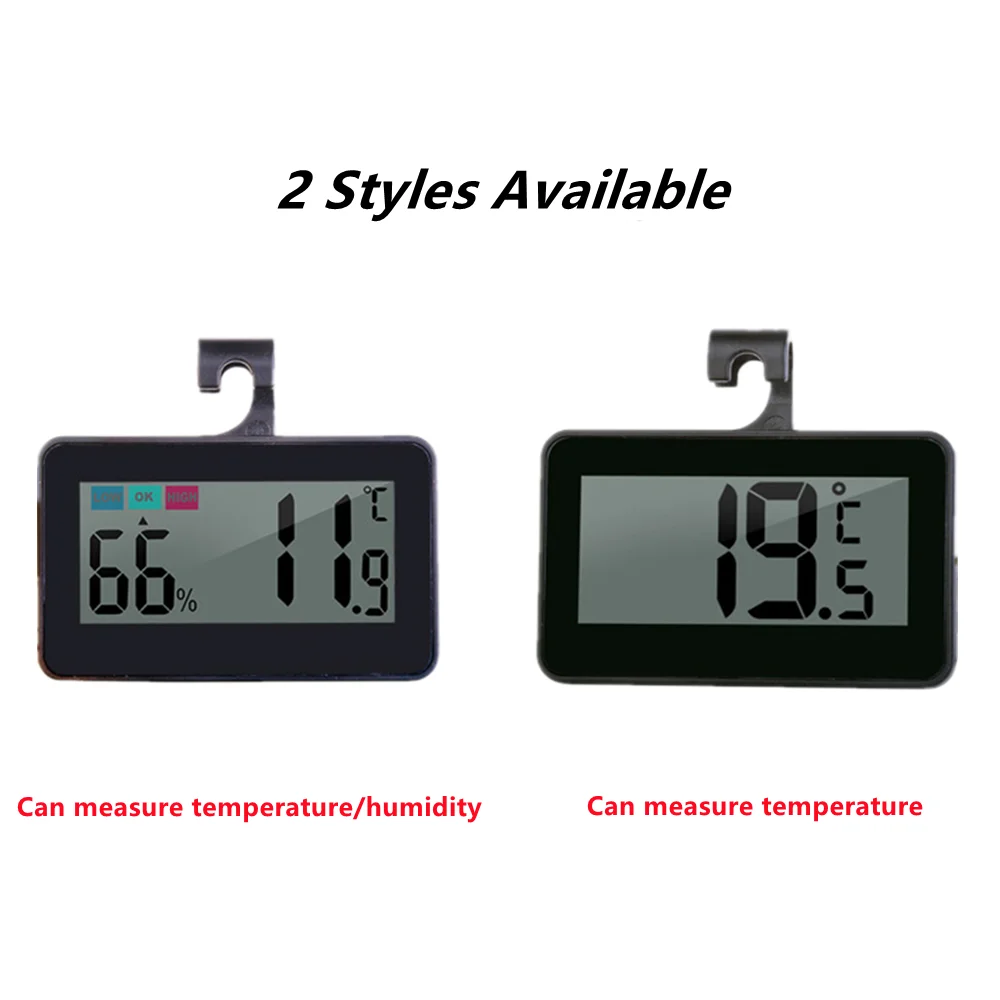 Digital LCD Thermometer & Hygrometer - Multi-Purpose Household Use