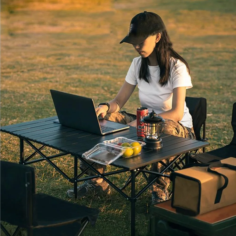 Portable Folding Picnic Table - Lightweight with Carry Bag for Camping