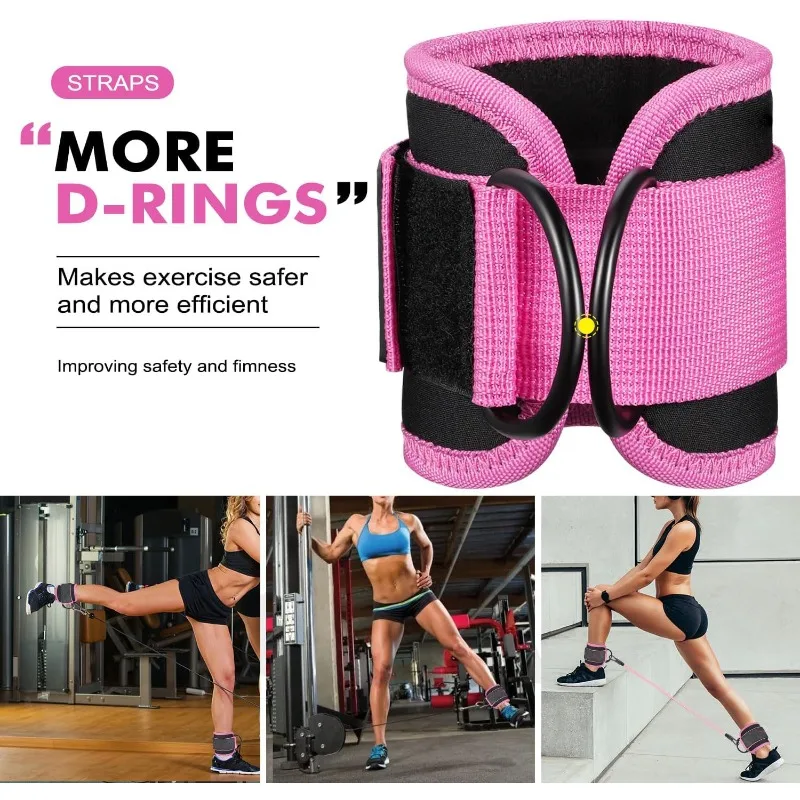 Home Fitness Resistance Band with Safety Extensions